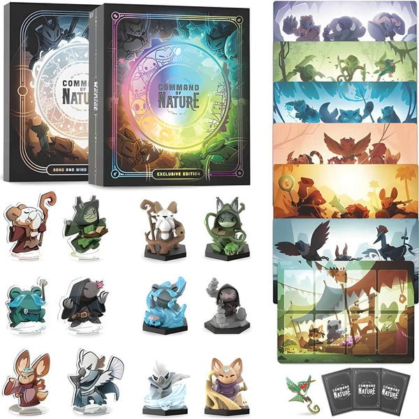 Asmodee Command Of Nature - Gioco Da Tavolo Strategico Di Deck Building - 2-4 Giocatori, 10+ Anni - Edizione Italiana