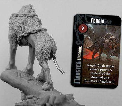 blood rage monsters CMON Blood Rage: Fenrir – Kickstarter Edition Board Game Accessory