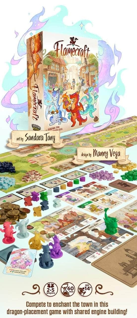 Flamecraft: Flamekeeper Pledge Kickstarter Board Game - The Game