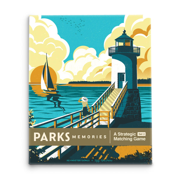 ボードゲーム　[日本語訳無し] パークスメモリーズ： ボックスドセット (PARKS Memories： Boxed Set) Amazon | Game Trayz PARKS(公園) ハイキングゲーム [英語]版