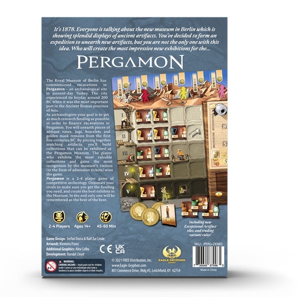 Pergamon Kickstarter Board Game The Game Steward