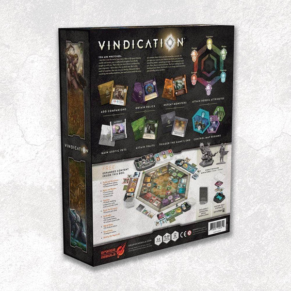 Vindication Swanky Edition Kickstarter Board Game The Game Steward