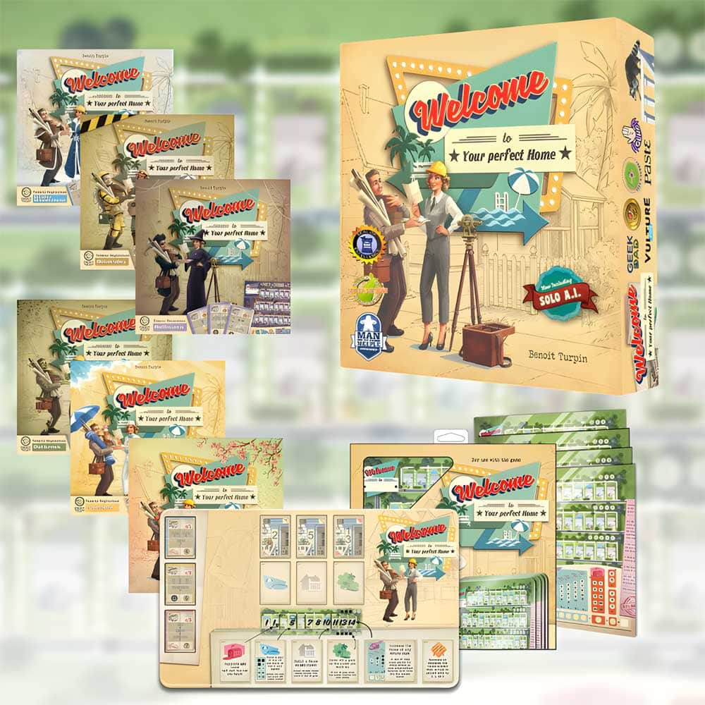 Welcome To: All in Bundle (Kickstarter Special) Kickstarter Board Game Deep Water Games KS000903A