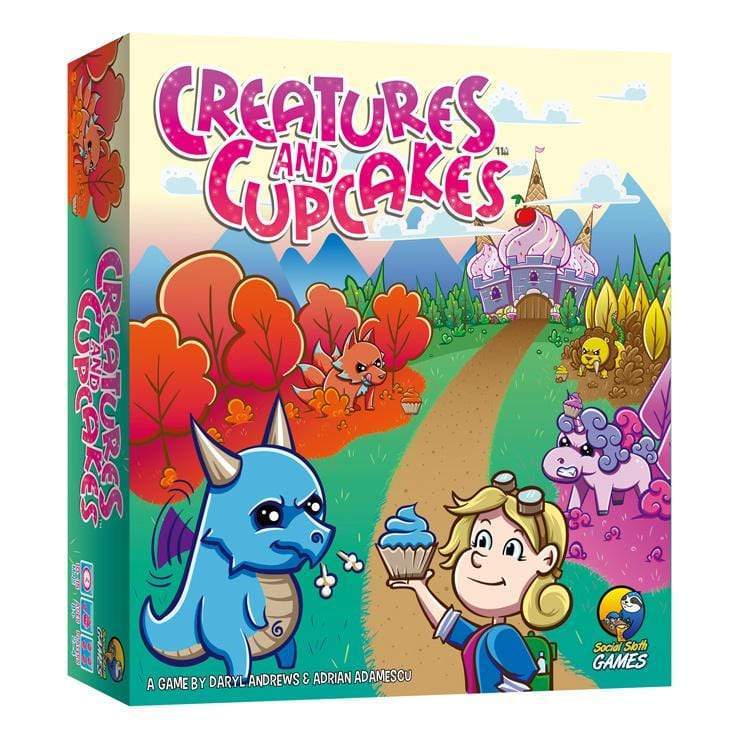 Grey Fox Games Creatures and Cupcakes Board Game Franchise