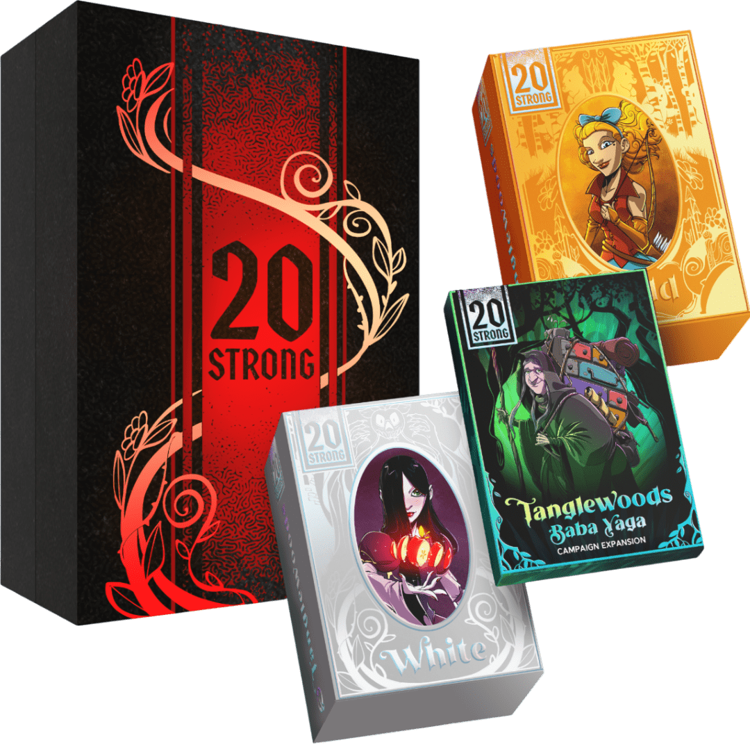 20 Strong: Tanglewoods Core and Decks Bundle (Retail Pre-Order Edition) Retail Board Game Chip Theory Games KS001882A