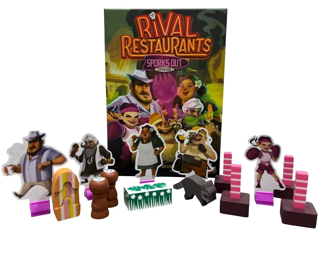 Kilpailevat ravintolat: Sporks Out Plus Acrylic Chefs (Kickstarterin ennakkotilaustarjous)