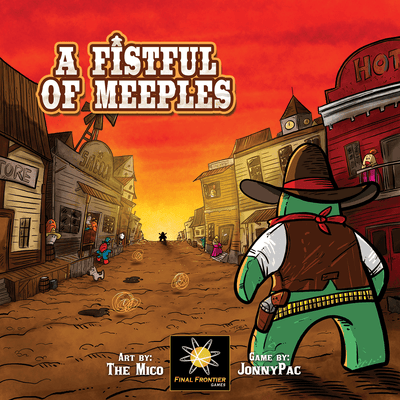 A Fistful of Meeples: Core Game (Retail Pre-Order Edition) Retail Board Game Final Frontier Games KS001976A