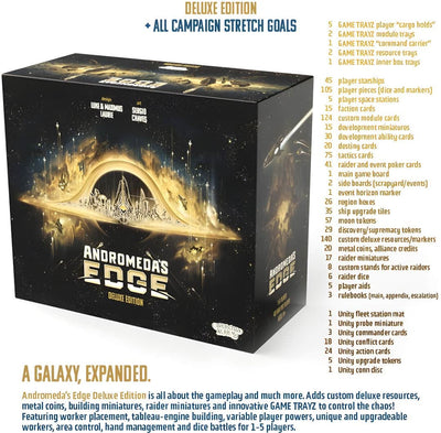 Andromeda's Edge: Sundrop All-In Pledge Kickstarter Board Game by Cardboard Alchemy - The Game Steward Andromeda's Edge: Sundrop All-In Pledge Kickstarter Board Game by Cardboard Alchemy - The Game Steward