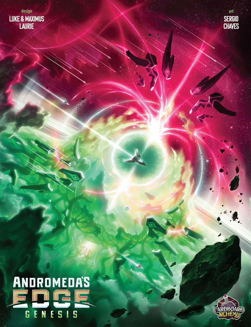 Andromeda’S Edge: Genesis Plus Promos (Kickstarter Pre-Order Special) Kickstarter Board Game Expansion Cardboard Alchemy KS002043A