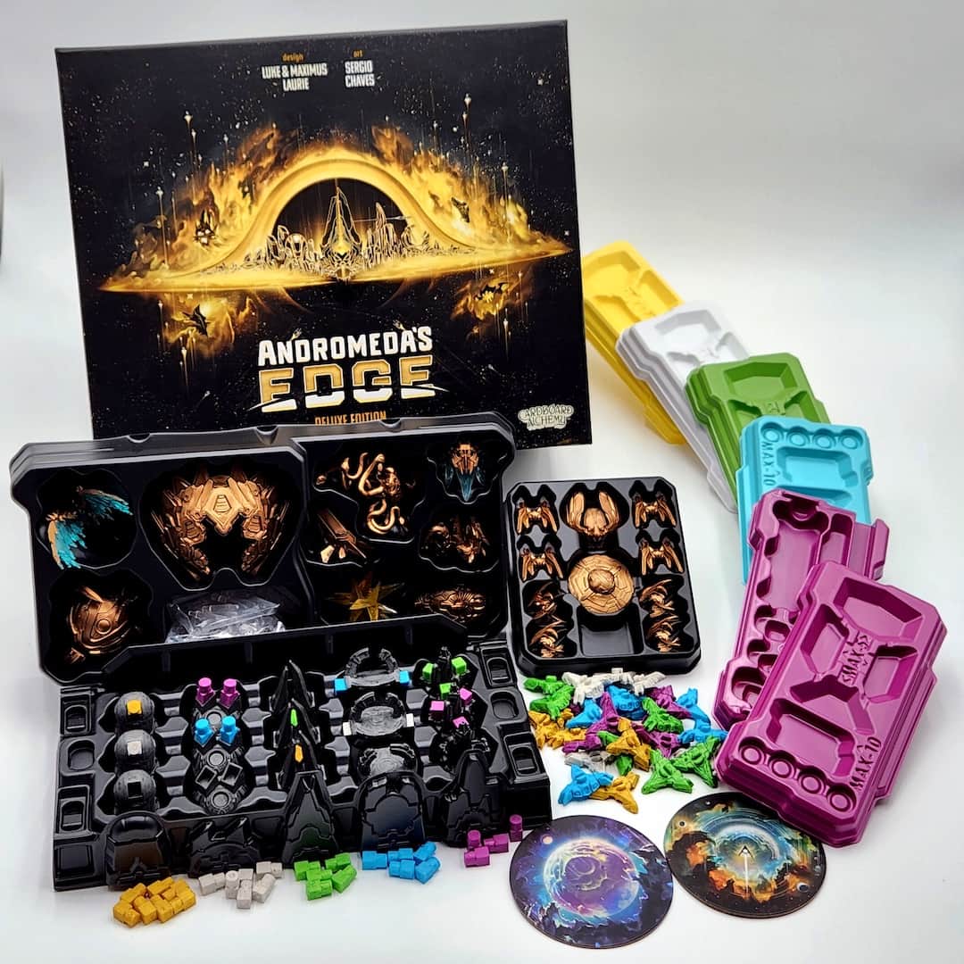 Andromeda's Edge: Sundrop All-In Pledge Kickstarter Board Game by Cardboard  Alchemy
