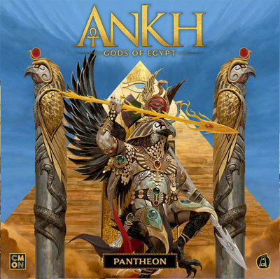 ANKH Gods of Egypt: Pantheon Extras (Kickstarter pré-encomenda especial) Suplemento de jogo de tabuleiro Kickstarter CMON KS001597A