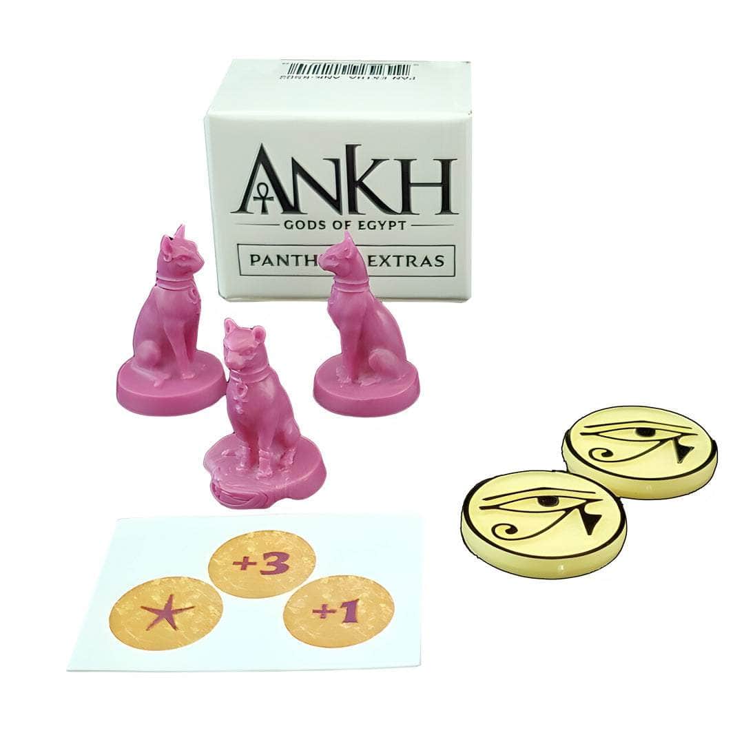 ANKH Gods of Egypt: Pantheon Extras (Kickstarter pré-encomenda especial) Suplemento de jogo de tabuleiro Kickstarter CMON KS001597A