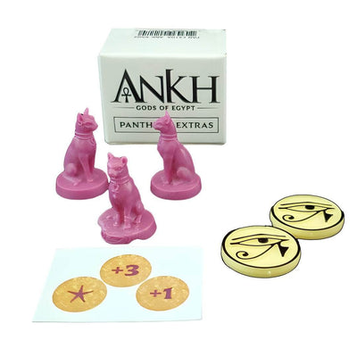 Egyptin Ankh-jumalat: Pantheon Extrat (Kickstarterin ennakkotilaus) Kickstarter Board Game -lisäosa CMON KS001597a