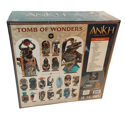 Ankh Gods of Egipto: Tomb of Wonders (Kickstarter Pre-Order Special) Expansión del juego de mesa de Kickstarter CMON KS001600A