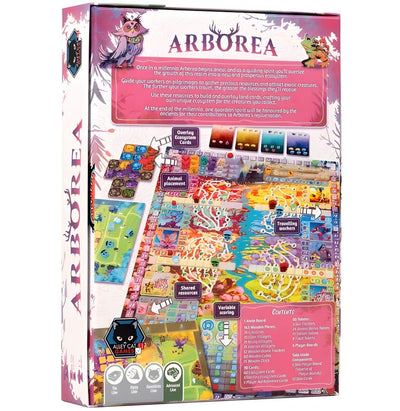 Arborea: حزمة الإصدار الفاخر (الطلب المسبق الخاص بـ Kickstarter) من لعبة Kickstarter Board Alley Cat Games KS001346A