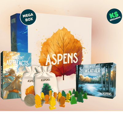 Aspens: Mega Box Edition (specjalne zamówienie w przedsprzedaży na Kickstarterze) Gra planszowa na Kickstarterze Ludivore Games KS001945A