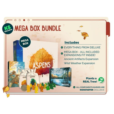 Aspens: Mega Box Edition (specjalne zamówienie w przedsprzedaży na Kickstarterze) Gra planszowa na Kickstarterze Ludivore Games KS001945A