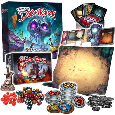 攻擊Doomrock：Doom Bundle（Kickstarterpre-order Edition）Kickstarter棋盤遊戲的Ultimate Edition Allin Pledge Beautiful Disaster Games KS000294C