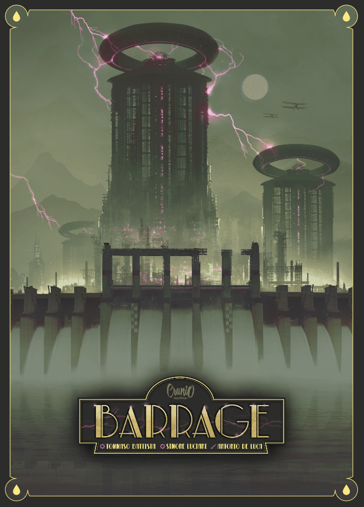 Barrage: Core Game (Kickstarter-forudbestilling Special) Kickstarter Board Game Cranio Creations KS001514A