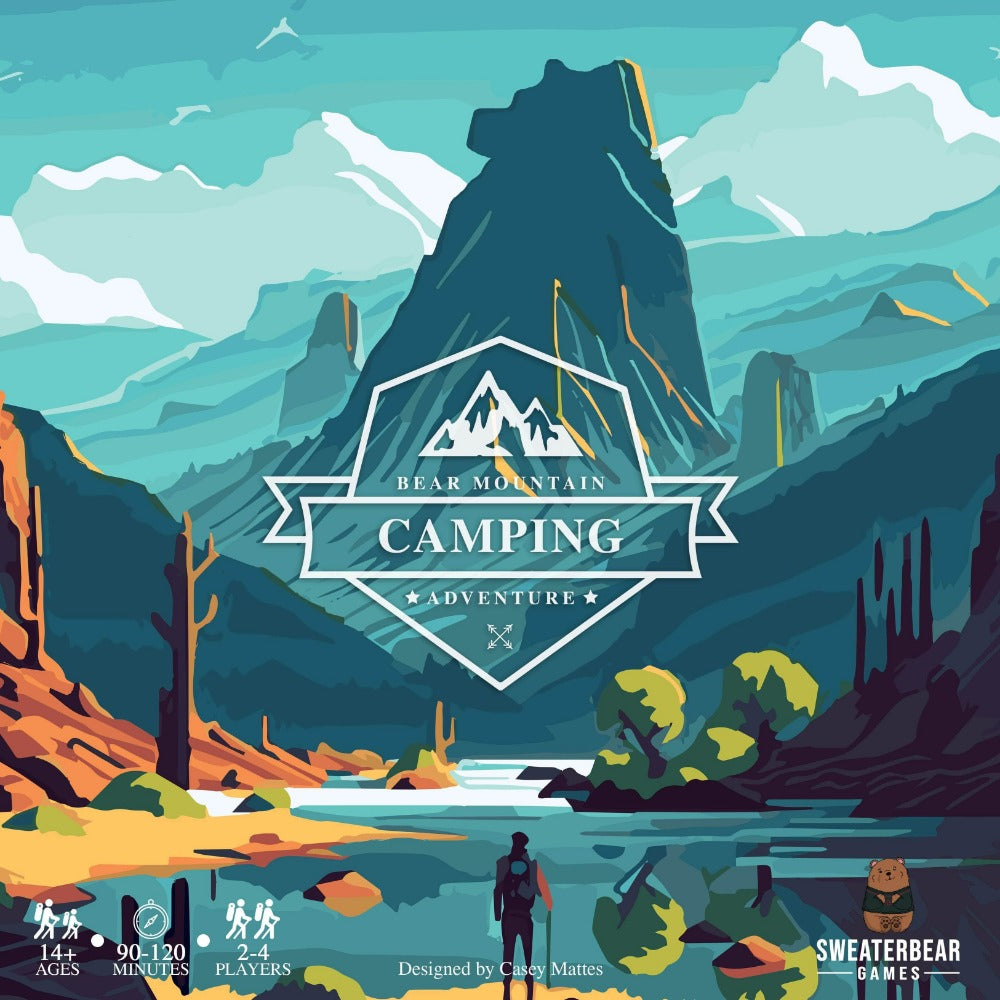 camping tent game Bear Mountain Camping Adventure: Deluxe Kickstarter Board Game by  SweaterBear Games