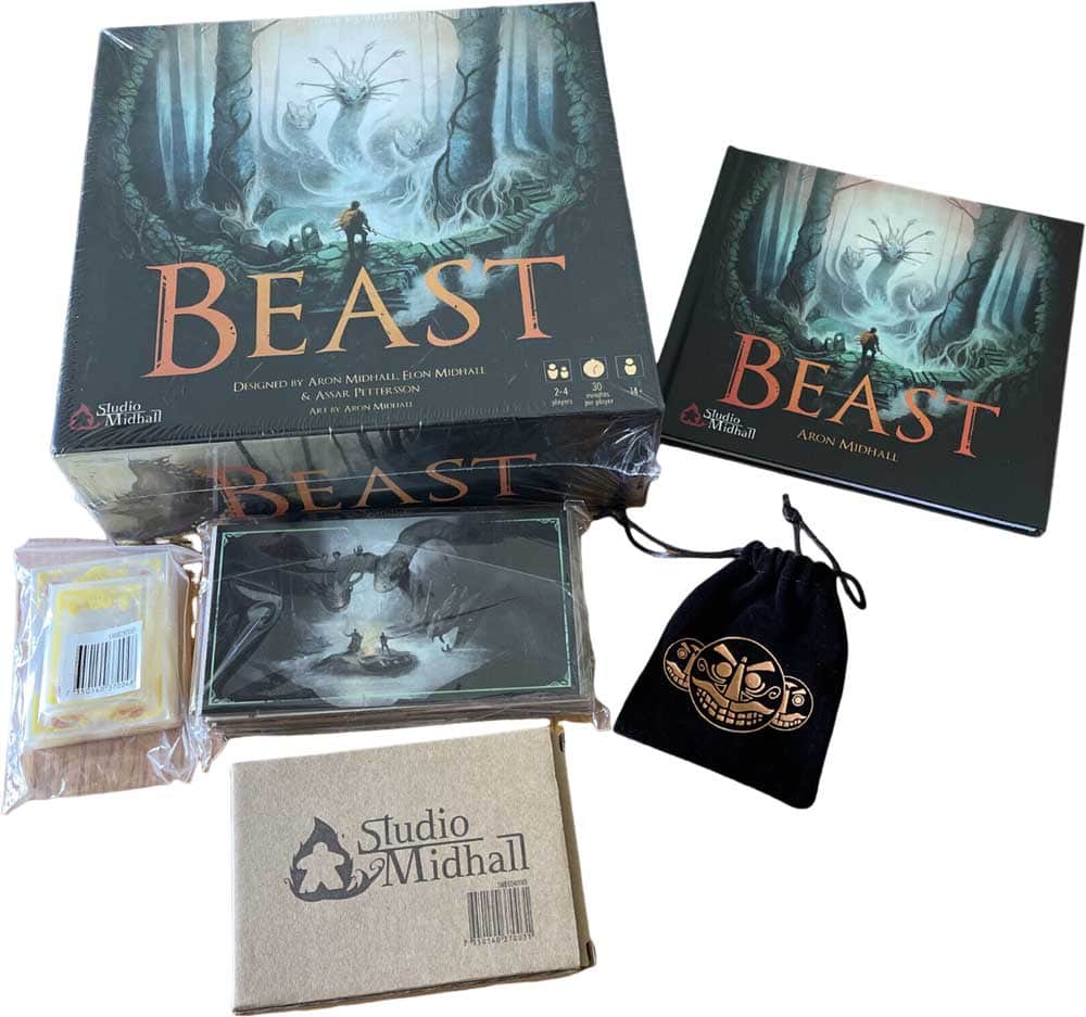 BEAST: All-In-Bundle (vähittäiskaupan ennakkotilaus) Kickstarter Board Game Studio Midhall KS001526A