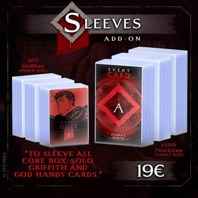 berserk card sleeves Berserk: The Board Game Eclipse Pledge with Shaded Miniatures Kickstarter by Monolith Board Games