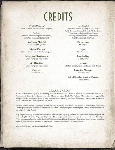 Call of Cthulhu: A Time to Harvest Deluxe Leatherette (Retail Edition) Retail Role Playing Game Campaign Chaosium KS001612A
