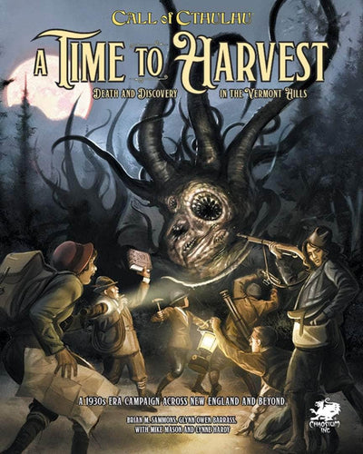 Call of Cthulhu: A Time to Harvest Deluxe Leatherette (Retail Edition) บทบาทการค้าปลีกเกมแคมเปญ Chaosium KS001612A