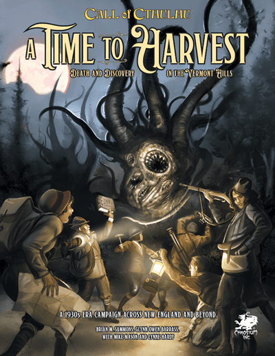 Call of Cthulhu: A Time to Harvest Hardback (édition commerciale) Rôle de vente Campagne de jeux Chaosium KS001613A