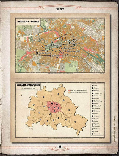 Call of Cthulhu: Berlin The Wicked City Hardback (מהדורה קמעונאית) תוסף משחק תפקיד קמעונאי תוסף Chaosium KS001614A