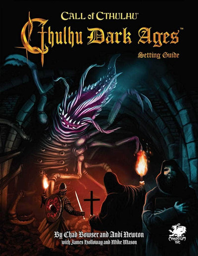 Call Of Cthulhu: Cthulhu Dark Idades 3rd Edition Decrão (edição de varejo) Role -role de jogo suplemento de jogo Chaosium KS001616A
