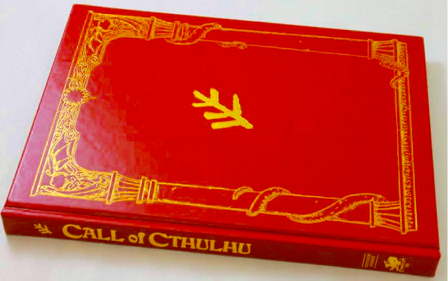 Call of Cthulhu: คู่มือผู้ตรวจสอบ Deluxe Leatherette Hardback (Retail Edition) บทบาทการค้าปลีกเล่นเกม Chaosium KS001621A