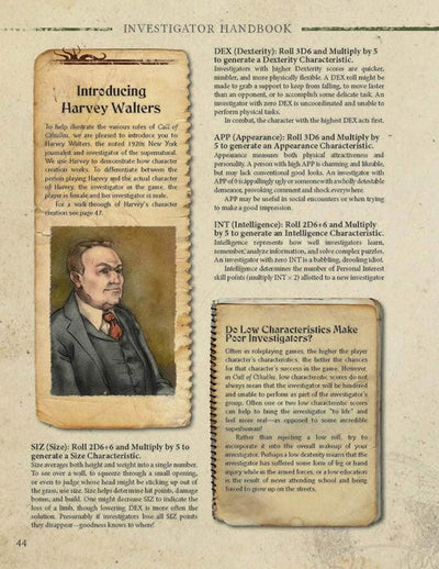 Call of Cthulhu: Investigators Handbook Deluxe Leatherette (Retail Edition) Retail Role Playing Game Chaosium KS001621A