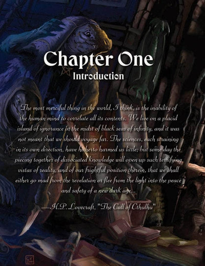 CHALL of Cthulhu: Vizsgálók Handbook Deluxe Mointerette (kiskereskedelmi kiadás) Kiskereskedelmi szerepjáték Chaosium KS001621a