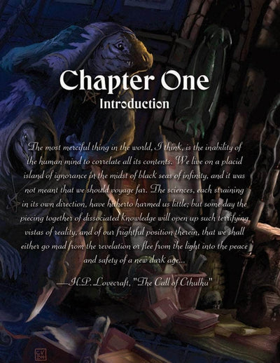 Call of Cthulhu: Investigators Handbook Deluxe Leatherette (Retail Edition) Retail Role Playing Game Chaosium KS001621A