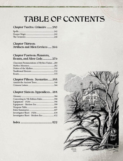 Call of Cthulhu: Keepers Handbook إصدار الذكرى السنوية الأربعين (إصدار البيع بالتجزئة) لعبة لعب الأدوار بالتجزئة Chaosium KS001622A