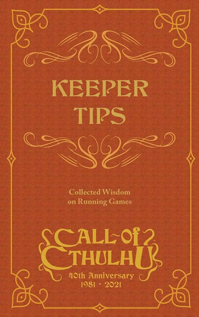 Call of Cthulhu: Keepers Tips Deluxe Auventette (édition de vente au détail) Rôle de vente le jeu de jeu Chaosium KS001624A
