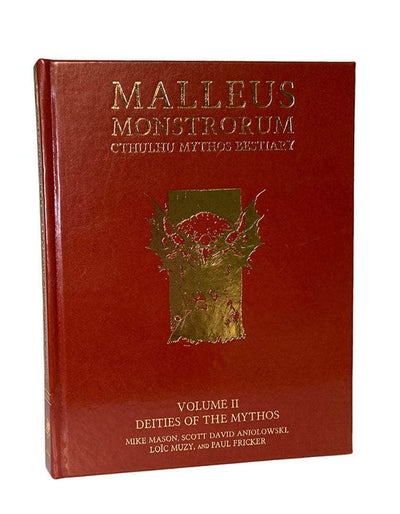Chall of Cthulhu: Malleus Monstrorum - Cthulhu Mythos Bestiary - Művészeti Slipcase Set (kiskereskedelmi kiadás) Kiskereskedelmi szerepjáték játék kiegészítő khaozium KS001625a