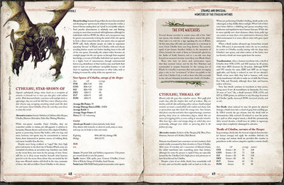 Call of Cthulhu: Malleus Monstrorum - Cthulhu Mythos Bestiary - مجموعة حقائب جلدية منزلقة (إصدار البيع بالتجزئة) ملحق لعبة لعب الأدوار بالتجزئة Chaosium KS001625A
