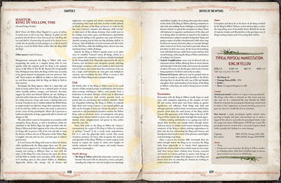 Call of Cthulhu: MALEUS MONSTRORUM - Cthulhu Mythos Bestiary - Leatherette Sliptase Set (Retail Edition) Einzelhandelsrollenspiele Ergänzung Chaosium KS001625A