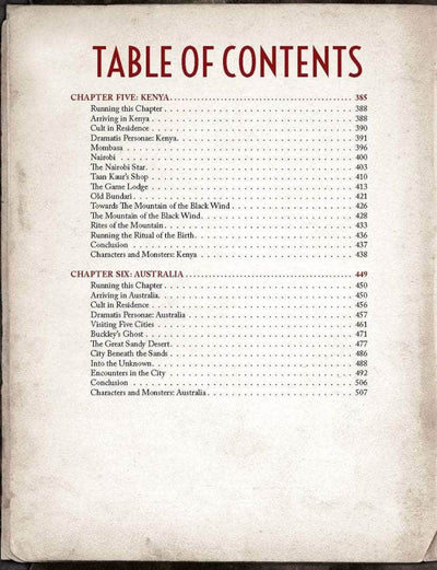 Call of Cthulhu: Masks of Nyarlathotep Deluxe Leatherette Slipcase (Retail Edition) Retail Role Playing Game Campaign Chaosium KS001627A