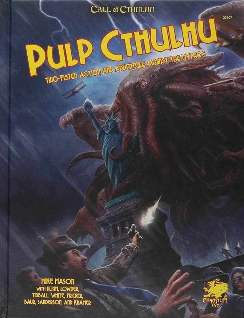 Call of Cthulhu: Pulp Cthulhu (Hardback) (Retail Edition) Retail Role Playing Game Supplement Chaosium KS001239E