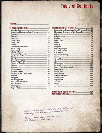 Call of Cthulhu: S. Petersen&#39;s Field Guide to Lovecraftian Horrors Hardback (édition de détail) Rôle de vente le jeu de jeu Chaosium KS001628A