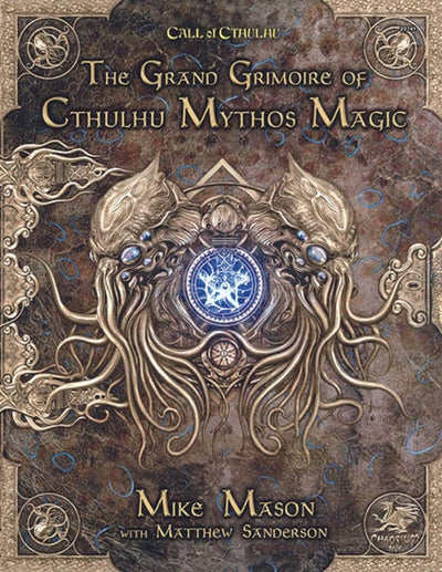 Call of Cthulhu: Der Grand Grimoire von Cthulhu Mythos Magic Hardback (Retail Edition) Einzelhandelsrollenspiel -Spiel -Ergänzung Chaosium KS001631A
