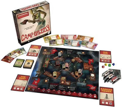 camp spiele Camp Grizzly: Second Edition, limitiertes Kickstarter-Brettspiel von Trick or Treat Studios