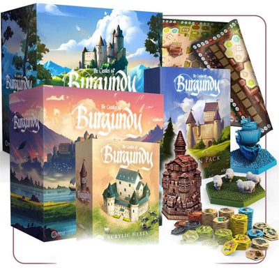 Castles of Burgundy: Majestic Sundrop Pledge Bundle (Kickstarter Pre-Order Special) Kickstarter Board Game Awaken Realms KS001354A