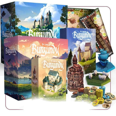 Castles of Burgundy: Majestic Sundrop Pledge Bundle (طلب خاص لطلب مسبق من Kickstarter) لعبة Kickstarter Board Awaken Realms KS001354A