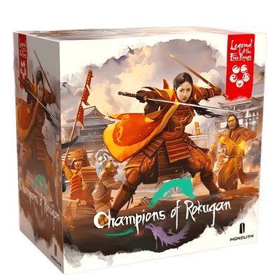 Champions of Rokugan: Champion Pledge Plus Acrylic Tokens Set (Retail Pre-Order Edition) Kickstarter Board Game Monolith Brætspil KS001977A