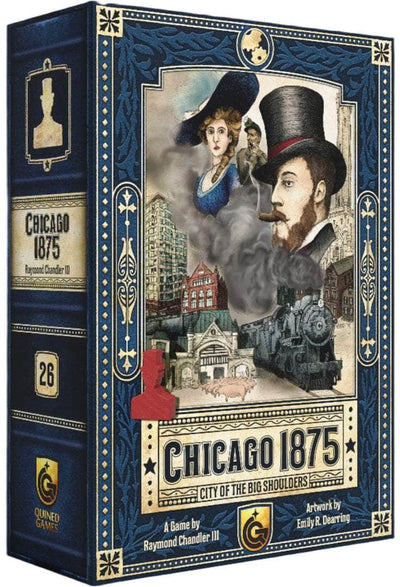 Chicago 1875: City of the Big Shoulders: Masterprint 2025 Edition (Kickstarter Pre-Order Special) Retail Board Game Quined Games KS000906B