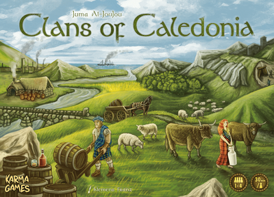 Clans of Caledonia: All-In Pledge (Kickstarter Pre-Order Special) Kickstarter Board Game Karma Games KS001887A